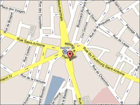 Area near Opera Bastille, Paris