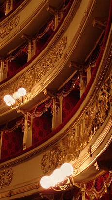 interior opera house in Milan