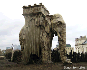 Elephant of the Bastille, Les Miserables