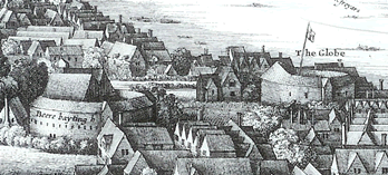 Hollar's Long View showing the original Globe Theatre