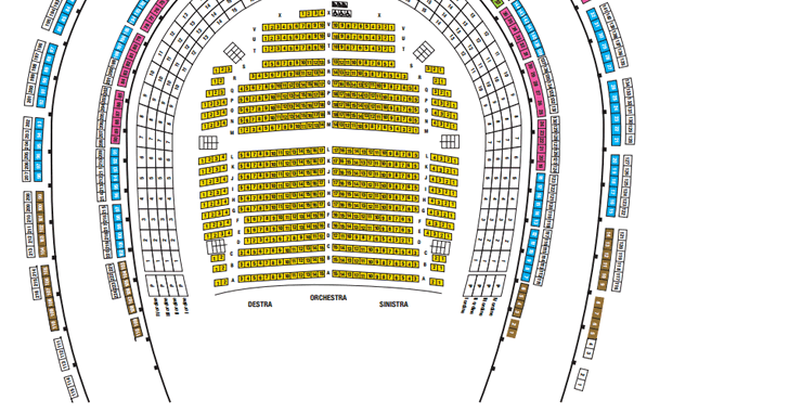 La Scala Milan Seating Map